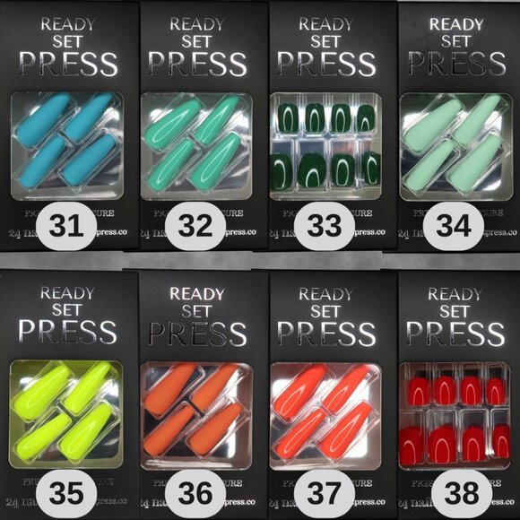 Press On-Nails 1 Set - Ready Set Press - Picture 4 of 6